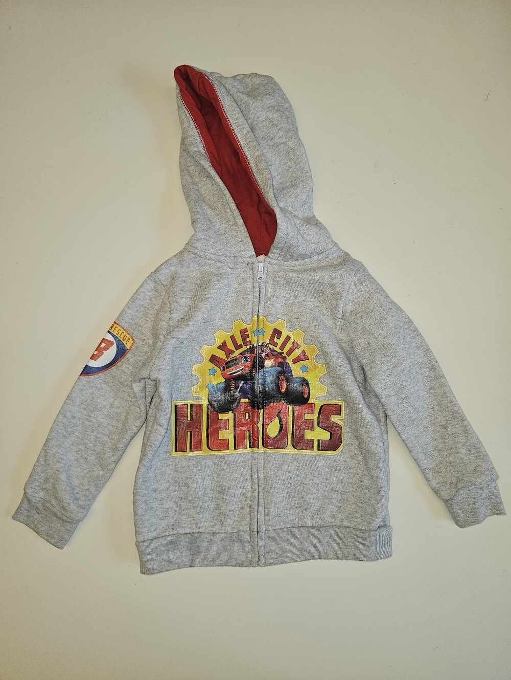 Good | 3T | Blaze and the Monster Machines | Gray Axle City Heroes Full Zip Hood